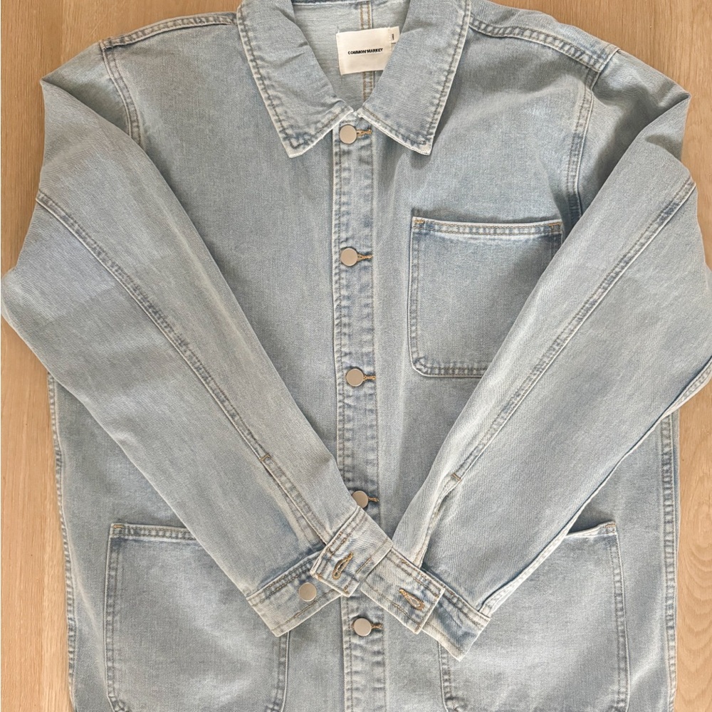 NWT Common Market Unisex Blue Denim Jacket